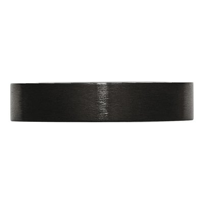 Black Stainless Steel 5mm Wedding Band – view 4
