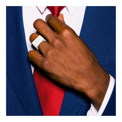 Men's Stainless Steel Signet Ring – view 8