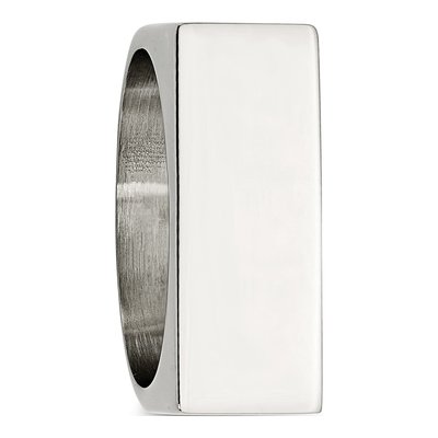 Men's Stainless Steel Signet Ring – view 6