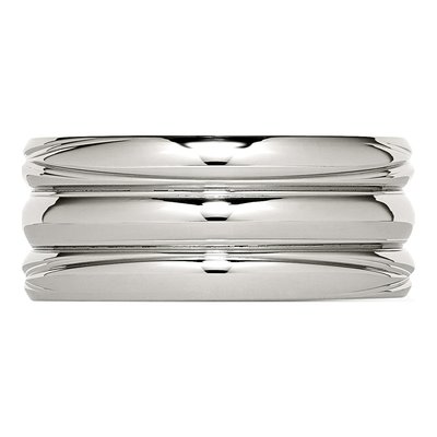 Stainless Steel 10mm Grooved Band – view 4