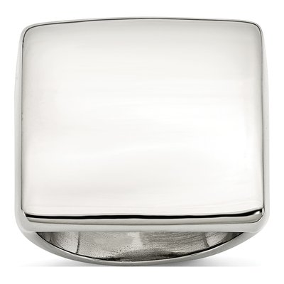 Men's Stainless Steel Square Ring