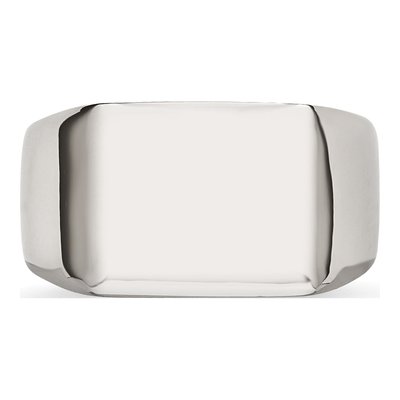 Men's Stainless Steel Signet Ring – view 5