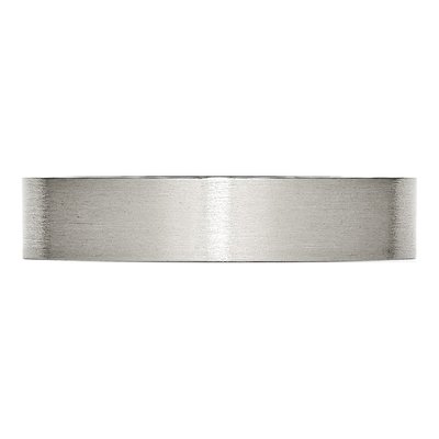 Stainless Steel 5mm Flat Wedding Band – view 4