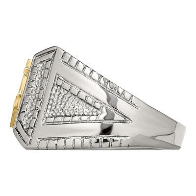 Men's Stainless Steel Anchor Ring – view 4