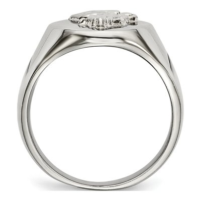 Men's Stainless Steel Praying Hands Ring – view 3