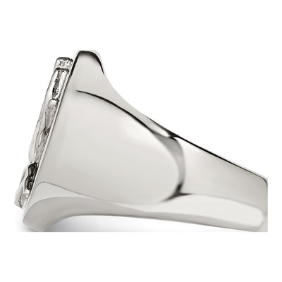 Men's Stainless Steel Praying Hands Ring – view 4