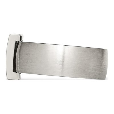 Stainless Steel CZ Wedding Band – view 4