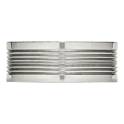 Stainless Steel 8mm Grooved Comfort-Fit Wedding Band – view 4