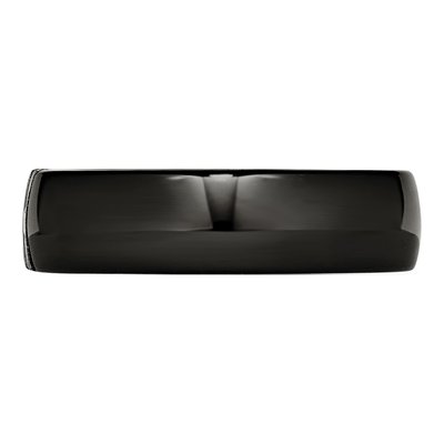 Stainless Steel CZ Ceramic Ring – view 3