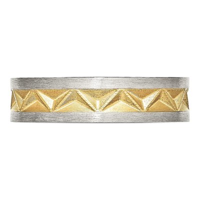 Stainless Steel 8mm IP Wedding Band – view 5