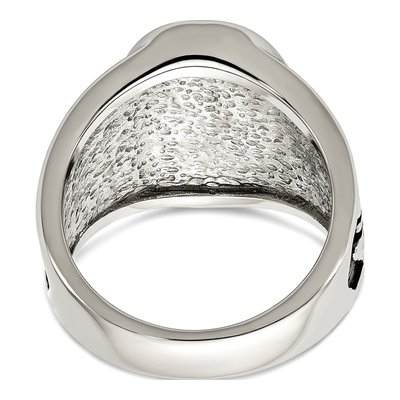 Men's Stainless Steel Enamel Eagle Ring – view 5