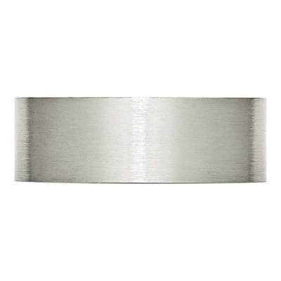 Stainless Steel 8mm Flat Comfort-Fit Wedding Band – view 6