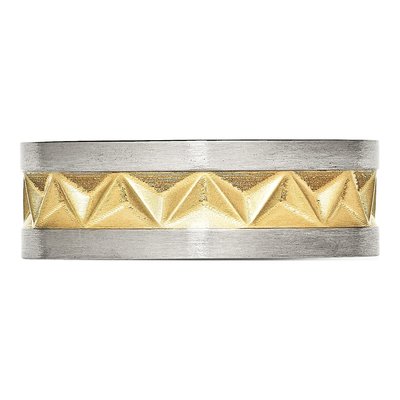 Stainless Steel 6mm IP Wedding Band – view 5