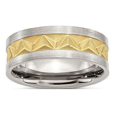 Stainless Steel 6mm IP Wedding Band