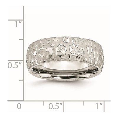 Stainless Steel 8mm Comfort-Fit Wedding Band – view 8