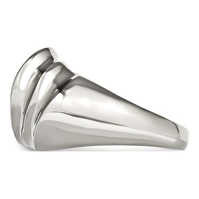 Stainless Steel CZ Ring – view 4