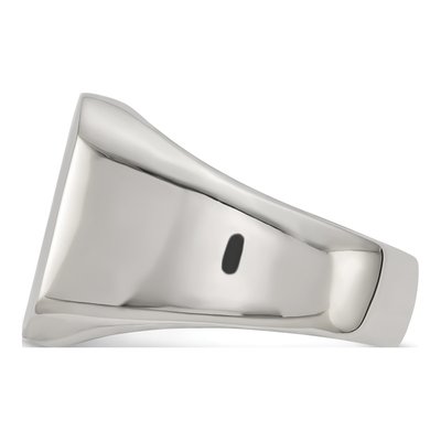 Men's Stainless Steel Signet Ring – view 4
