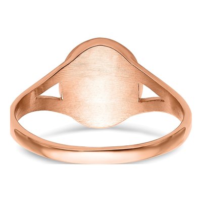 Stainless Steel IP Oval Disc Ring – view 6