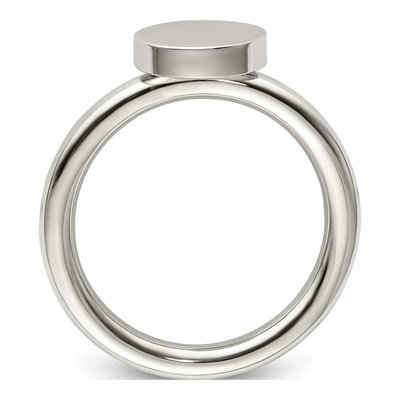Stainless Steel Circle Ring – view 3
