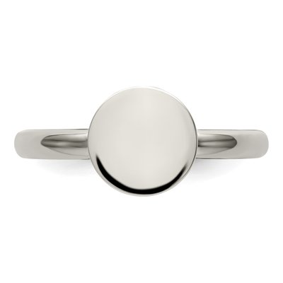 Stainless Steel Circle Ring – view 6