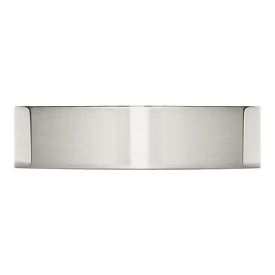 Stainless Steel 6mm Flat Comfort-Fit Wedding Band – view 6