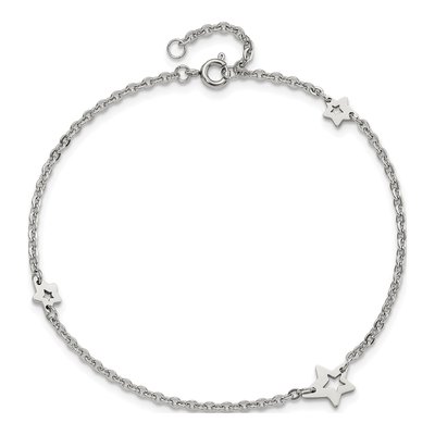 Stainless Steel Star Anklet – view 6