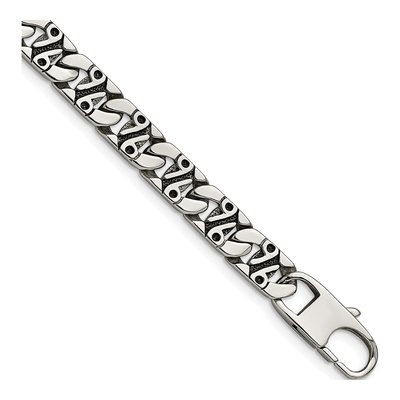 Stainless Steel Fancy Link Bracelet