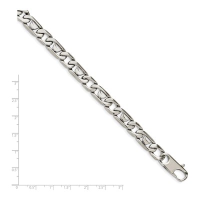Men's Stainless Steel Polished Fancy Link Bracelet – view 6