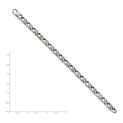 Stainless Steel Fancy Link Bracelet – view 6