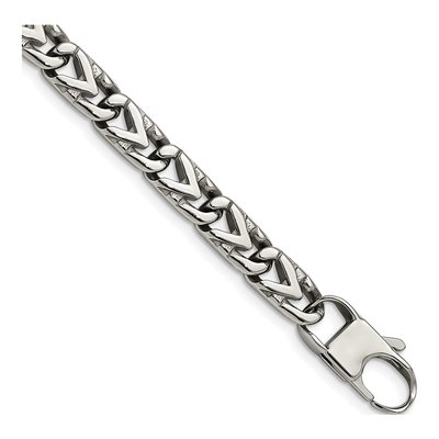 Stainless Steel Fancy Link Bracelet
