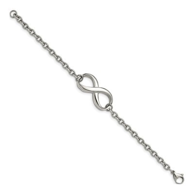 Stainless Steel Infinity Symbol Bracelet – view 4