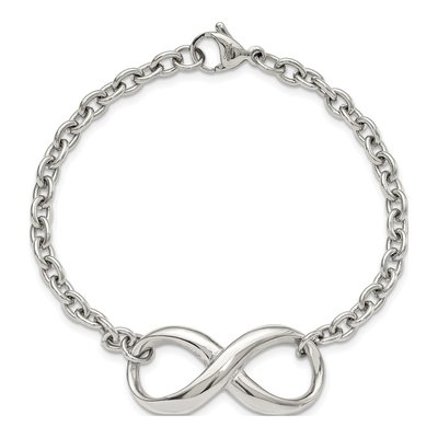 Stainless Steel Infinity Symbol Bracelet – view 5