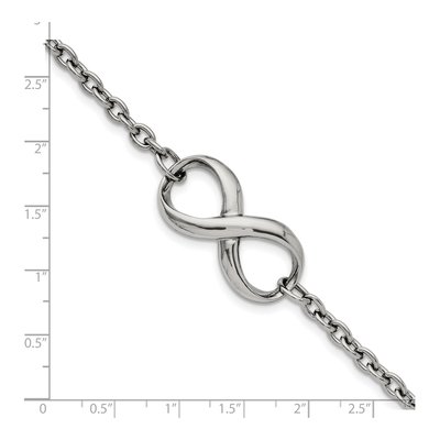 Stainless Steel Infinity Symbol Bracelet – view 6