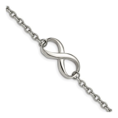 Stainless Steel Infinity Symbol Bracelet