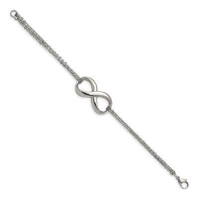 Stainless Steel Infinity Bracelet – view 4