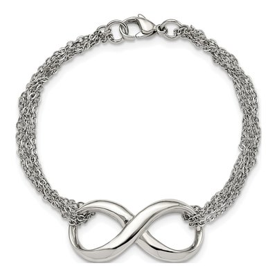 Stainless Steel Infinity Bracelet – view 5