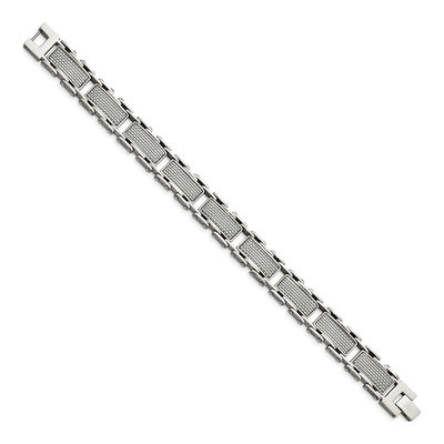 Stainless Steel Carbon Fiber Bracelet – view 4