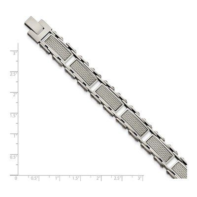 Stainless Steel Carbon Fiber Bracelet – view 6