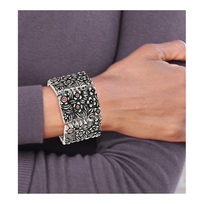 Stainless Steel CZ Stretch Bracelet – view 5