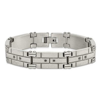 Stainless Steel CZ Bracelet – view 4