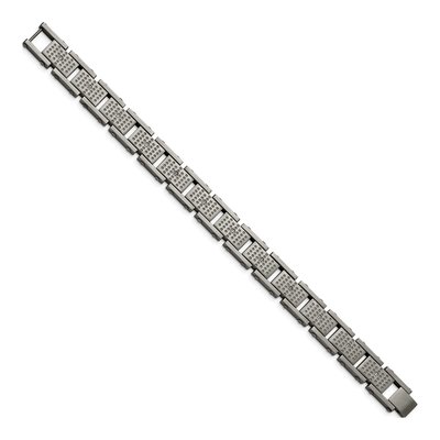 Stainless Steel CZ Bracelet – view 3