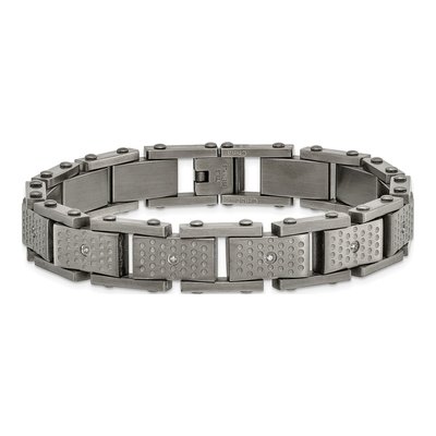 Stainless Steel CZ Bracelet – view 4