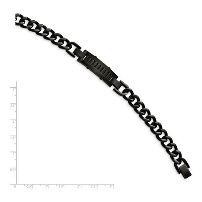 Black Stainless Steel Black Bracelet – view 5