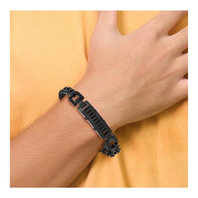 Black Stainless Steel Black Bracelet – view 6