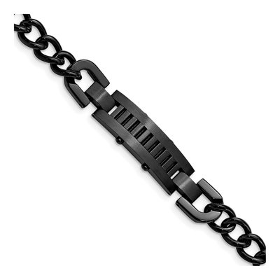 Black Stainless Steel Black Bracelet