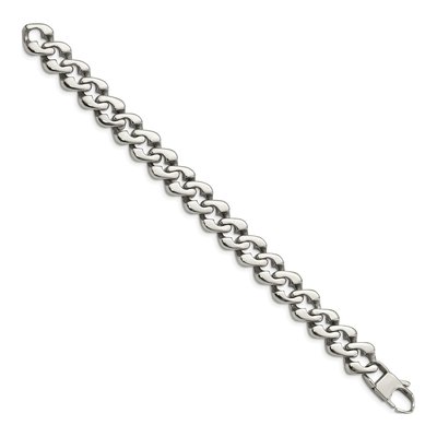 Stainless Steel Fancy Link Bracelet – view 4