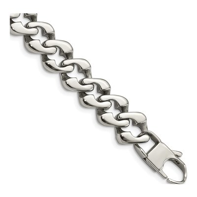 Stainless Steel Fancy Link Bracelet