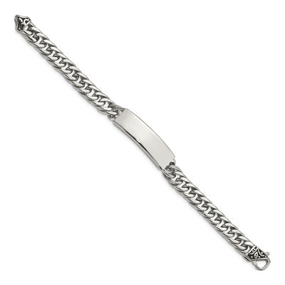 Stainless Steel Curb ID Bracelet – view 4