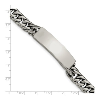 Stainless Steel Curb ID Bracelet – view 6