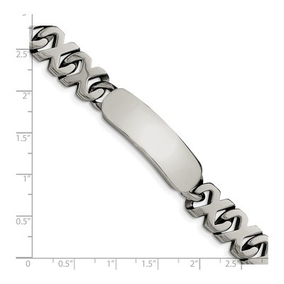Stainless Steel Link ID Bracelet – view 6